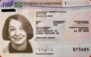 Kupite registrirano italijansko dovoljenje za prebivanje