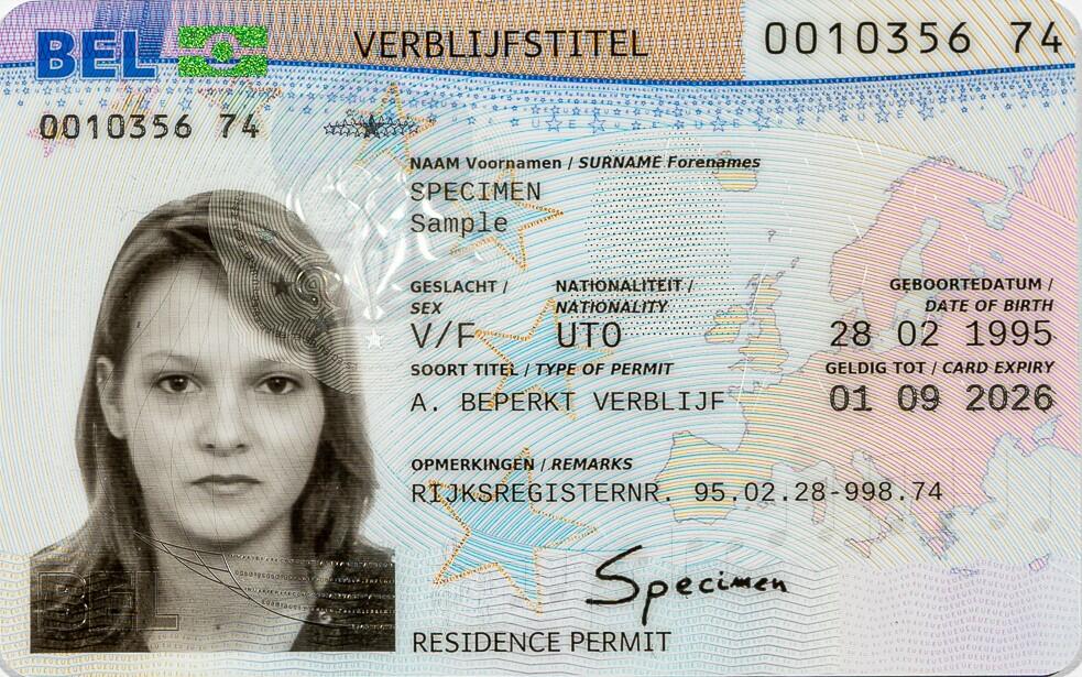 Belgian residence permit for sale