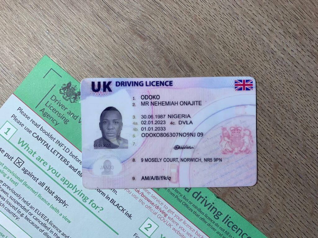 Buy UK driving license